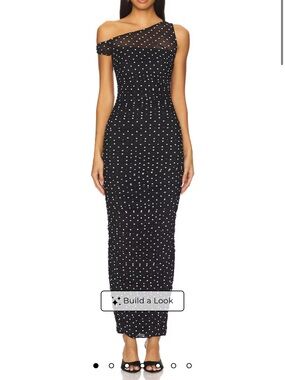 AFRM Biona Maxi Dress in Noir Dot